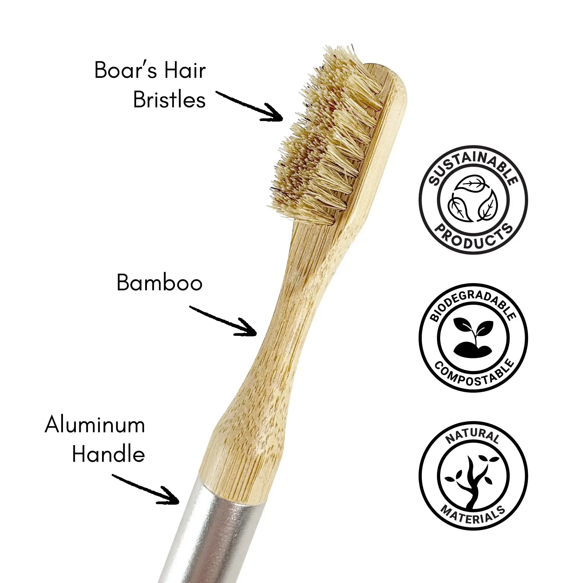 Boars Hair Toothbrush Kit - Image 3